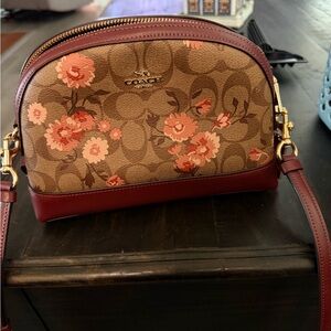 Coach Dome Katy Crossbody Prairie Daisy Cluster